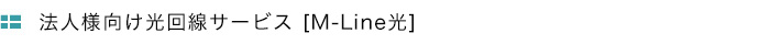 法人様向け光回線サービス [M-Line光] 株式会社マルテツ|京都